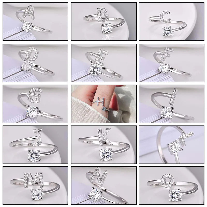 Descubra o Anel Ajustável Inicial, perfeito para Moda e Elegância em todas as ocasiões. Com design Alfabético e Ajustável, este Anel oferece Personalização e Estilo. Ideal para Presentes e Eventos Especiais, o Anel é uma escolha Trendy e Versátil para qualquer Mulher moderna e sofisticada.