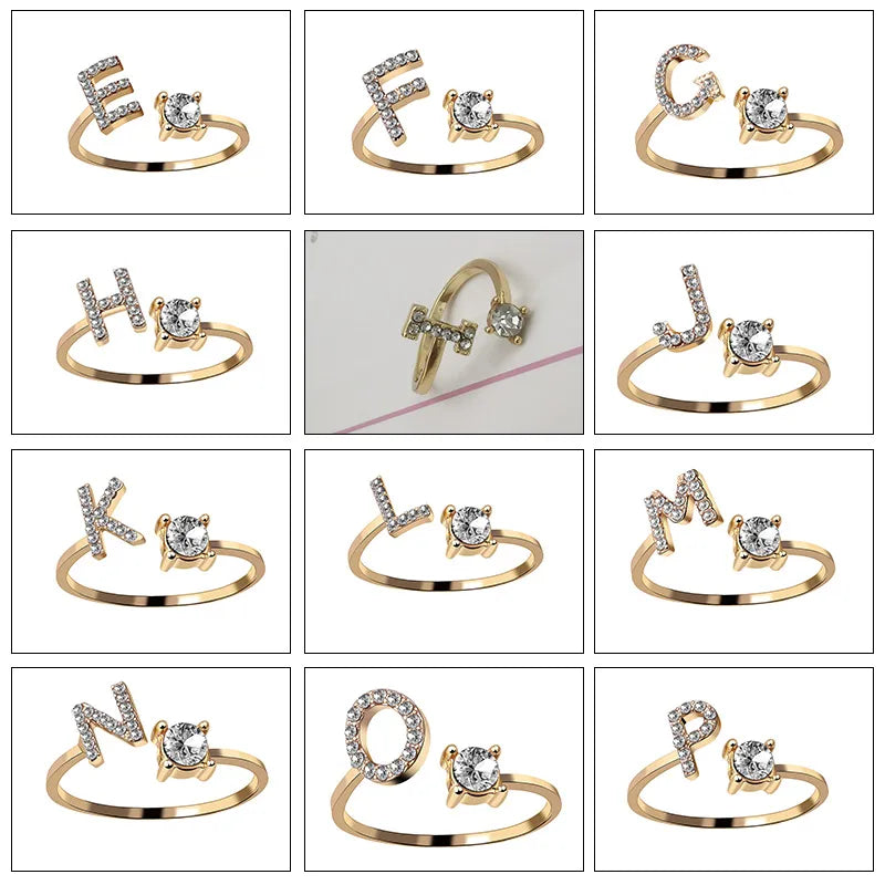 Descubra o Anel Ajustável Inicial, perfeito para Moda e Elegância em todas as ocasiões. Com design Alfabético e Ajustável, este Anel oferece Personalização e Estilo. Ideal para Presentes e Eventos Especiais, o Anel é uma escolha Trendy e Versátil para qualquer Mulher moderna e sofisticada.