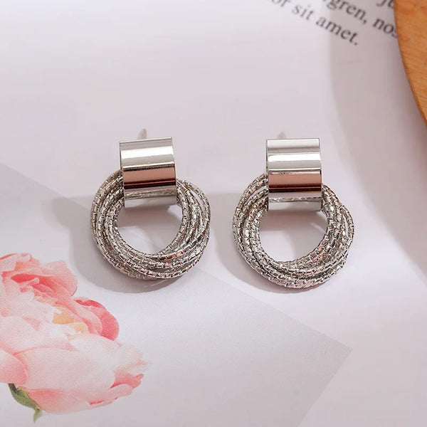 Brinco Glamure Argolinhas Douradas
