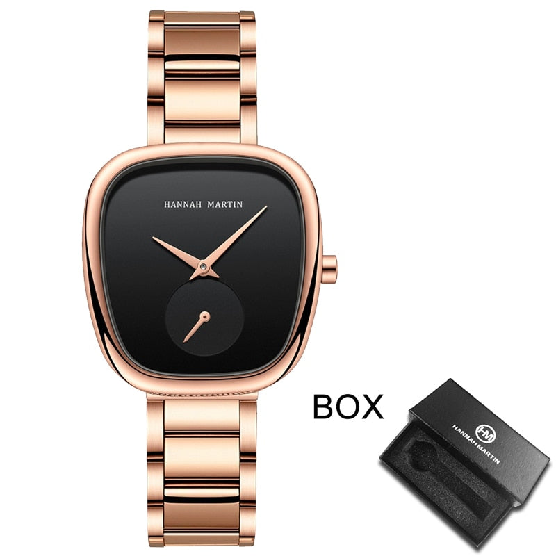 Relógio Feminino Tonneau + Pulseira Elegant