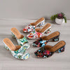 Sapatos de Salto Floral