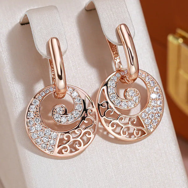 Brinco Zircônia Glamure Luxo