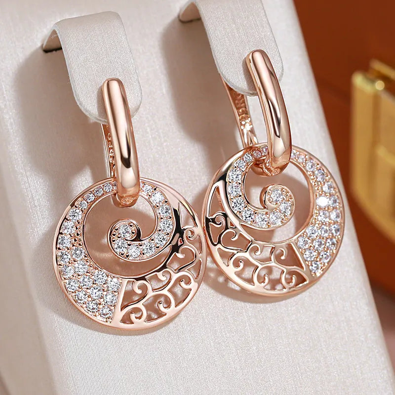 Brinco Zircônia Glamure Luxo