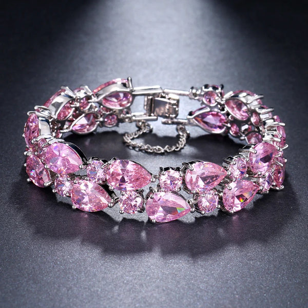 Pulseira Glozir Multicolor Zircônia Elegance