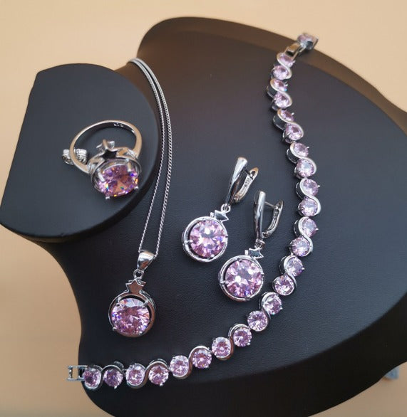 Conjunto de Joias PrismaLuz Glamure em Prata 925