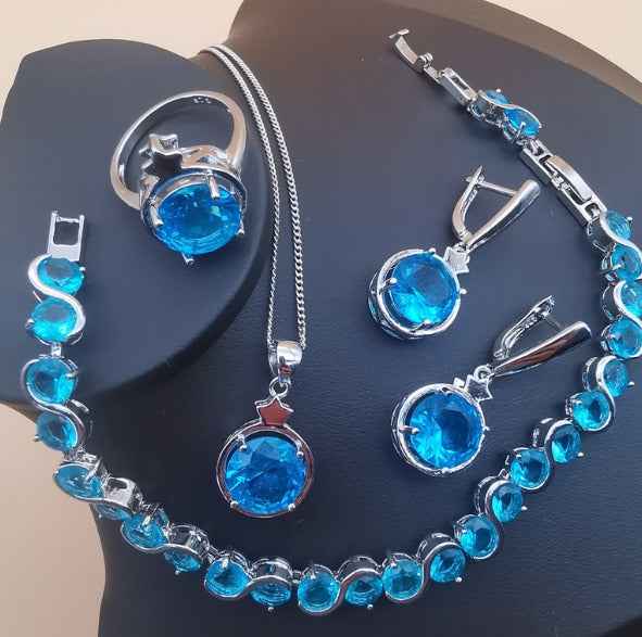Conjunto de Joias PrismaLuz Glamure em Prata 925