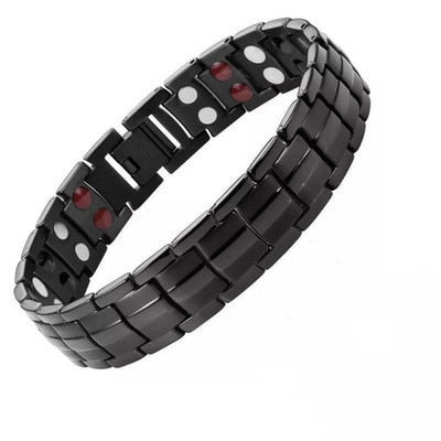 Descubra a Pulseira Magnética com Design de Dragão. Terapia Magnética e Moda Unissex combinadas em um Acessório. Beneficie-se do Magnetismo, Estilo Natural e Design Ergonômico. Feita de Liga Durável, a Pulseira oferece Conforto e Durabilidade. Cores Versáteis: Preto, Prateado e Dourado. Elevando Estilo e Bem-Estar!